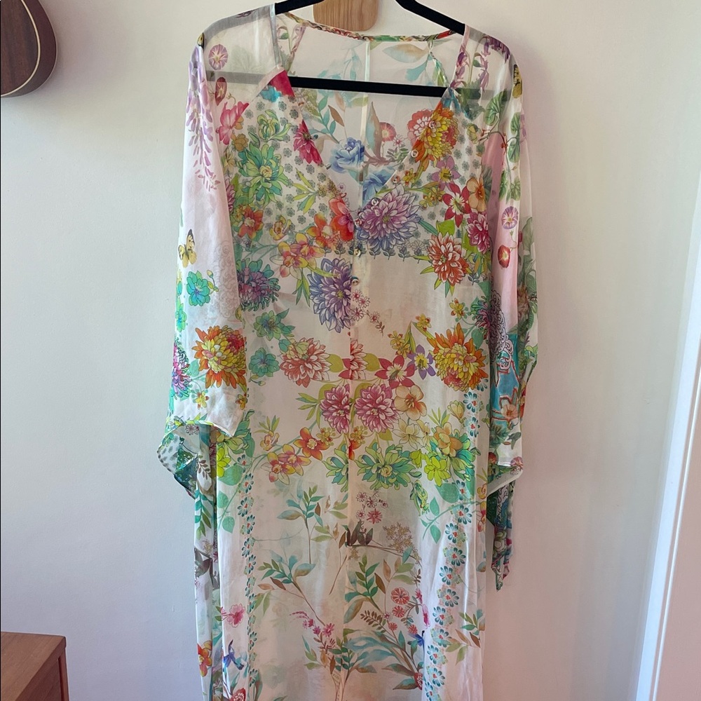 Johnny Was Floral Dress or Coverup